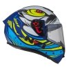 Kask Motocyklowy NZI Trendy Stream Ocelo Blue White Sky Blue Matt